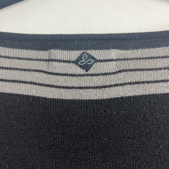 Prana Women's Medium Sydney Long Sleeve 3/4 Sleeve Tie Back Knit Dress Soft - Picture 9 of 11